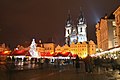 English: From Old-Town Square - Christmas 2008 Čeština: Pohled ye Staroměstského námestí - vánoce 2008