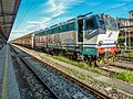 Freight train at Stazione Lucca, Lucca, Italy