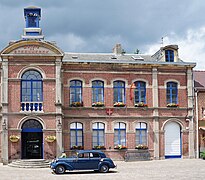Town hall of Steenwerck from northeast