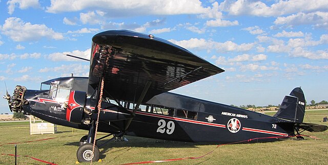 A Stinson A trimotor was flown by Paul Mantz in Arise, My Love .