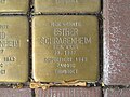 der Stolperstein für Esther Schragenheim