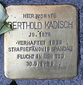 Berthold Kadisch, Thomasiusstraße 3, Berlin-Moabit, Deutschland