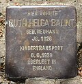 Stolperstein für Ruth Helga Balint (cropped).jpg