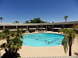 Lakeview Recreation Center swimming pool, Sun City, Arizona, USA