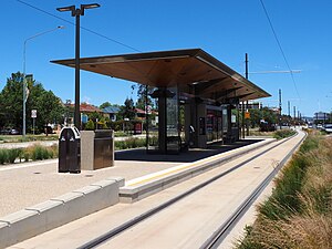 Swinden Street light rail stop November 2019.jpg