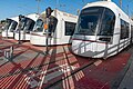 Tel Aviv Light Rail rolling stock in the Bat Yam stabling point