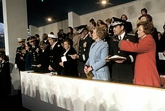Members of the Joint Chiefs of Staff during President Ronald Reagan Inaugural Parade in January 20, 1981.