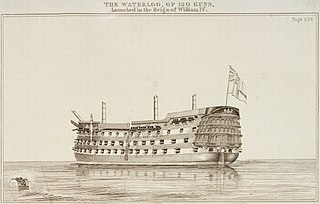 HMS <i>Waterloo</i> (1833) Ship of the line of the Royal Navy