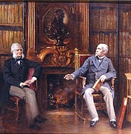 El duque de Aumale en su estudio con un amigo - Ferrier - Bibliothèque et Archives du Château de Chantilly.jpg