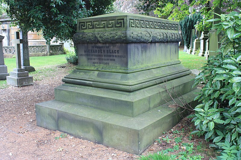 File:The grave of Alexander, Dean Cemetery.JPG