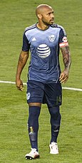 Thierry Henry thi đấu cho đội Các ngôi sao MLS năm 2013.