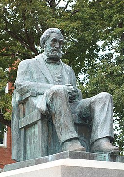 Davidson's sculpture of Thomas G. Clemson Thomas Green Clemson by A. Wolf Davidson - Clemson University - DSC07394.JPG