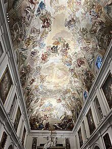 Ceiling fresco in Toledo Cathedral Toledo Cathedral yeonu.jpg