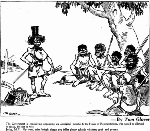 Tom Glover racist cartoon.png