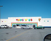 The film was shot at a "Spirit Halloween" in Rome, Georgia, formerly occupied by Toys "R" Us (pictured in 2006). Toysrus Us.jpg