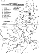 Tributaries of the Big South Fork, Army Corps of Engineers,  1977