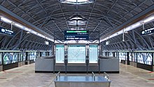 Platform level of Tuas West Road station Tuas West Road station.jpg