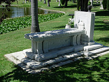 Burial site of Tyrone Power Tyrone power grave.jpg