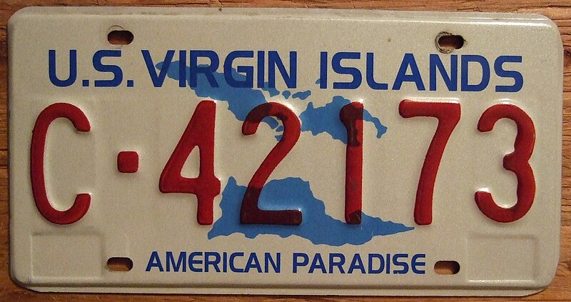 File:U.S. VIRGIN ISLANDS ST. CROIX 1993-1999 license plate Flickr - woody1778a.jpg