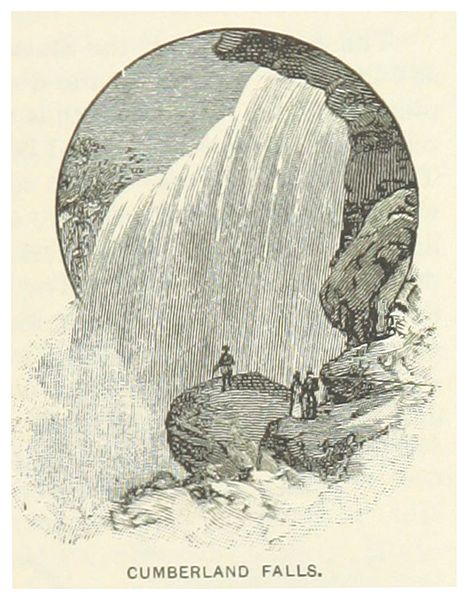 Illustration of the falls from the King's Hand-book of the United States, 1891