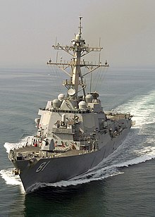 USS Winston S. Churchill, an Arleigh Burke-class guided missile destroyer of the United States Navy USS Winston S. Churchill.jpg