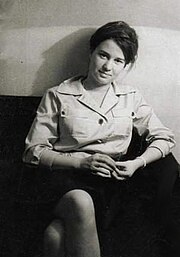 Ulrike Meinhof of the Red Army Faction Ulrike Meinhof als junge Journalistin (retuschiert).jpg