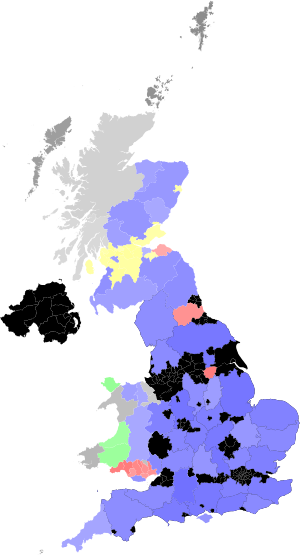 United Kingdom local elections, 2017 - First Party Vote Share.svg