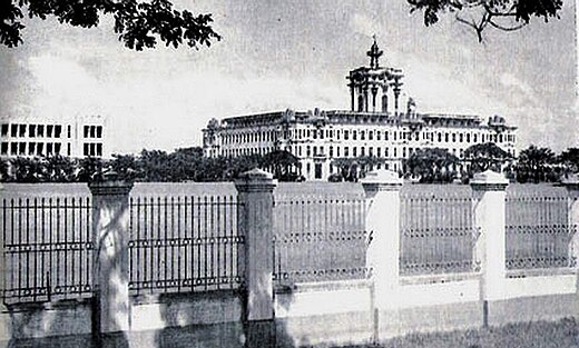 The University of Santo Tomas campus in the 1940s