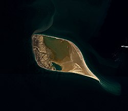 Ostrov ze satelitu Sentinel-2 (2022)