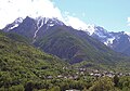 L'endroit où le vallon rencontre la vallée de la Doire baltée.