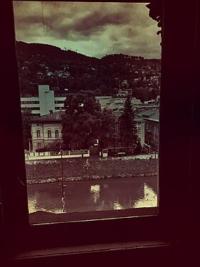 View from the Law Faculty Building in Sarajevo