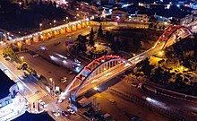 View of the Two Historical Bridges of Amol at Night.jpg