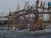 Traditional Qatari fishing trap basket