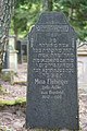 Waibstadt - Jüdischer Friedhof - Grabstein Mina Flehinger geb. Adler (1842-1920) 2.jpg