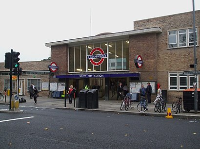 How to get to White City Station with public transport- About the place