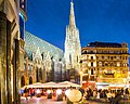 Stephansdom bei Nacht