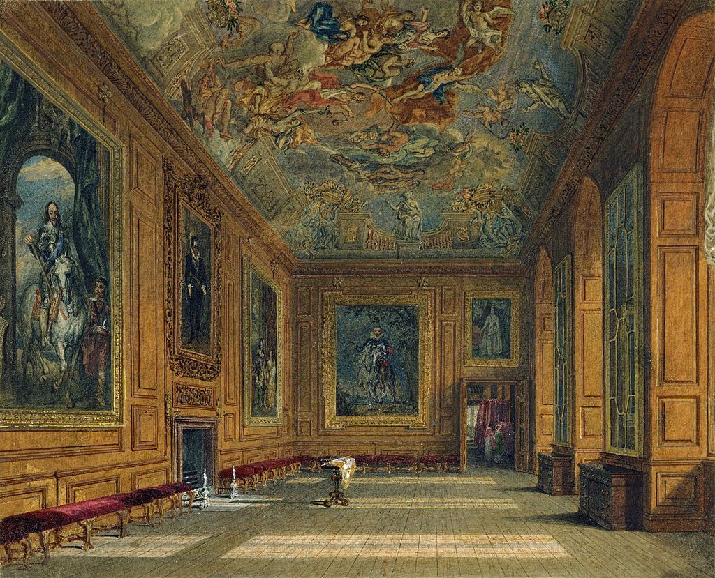 Windsor Castle, Queen's Presence Chamber, by Charles Wild, 1817 - royal coll 922099 257019 ORI 0.jpg