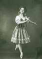 Balletdanseren Yelva Lange i 3. akt, 1904.