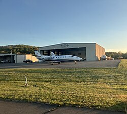 Zelienople Municipal Airport hangar.jpg