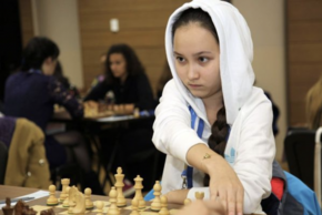 Abdumalik at the 2015 World Junior Championships, where she won a bronze medal