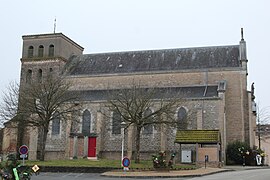 The church in Saint-Martin-le-Châtel