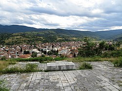 Pohled na město od kostela Basila Velikého