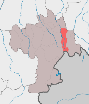 Asentamiento rural Tazen-Kalinsky en el mapa