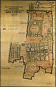 The map of Golestan palace, 1931