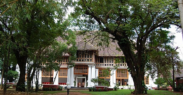 The Bolgatty Palace, built in 1744 by Dutch traders, is one of the oldest existing Dutch palaces outside the Netherlands