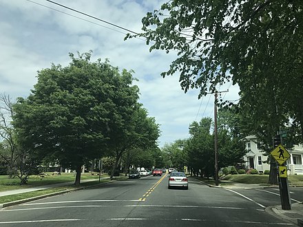 16th St. Heights, at the intersection of Arkansas Ave and 13th St NW, April 2019