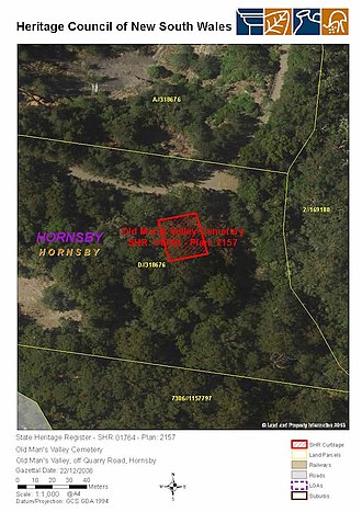 Site location and boundaries 1764 - Old Man's Valley Cemetery - SHR Plan 2157 (5054914b100).jpg