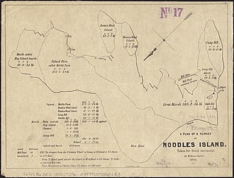 1801 Survey of Noddles Island, Boston Harbor, Massachusetts by William Taylor 1801 Survey of Noddles Island.jpg