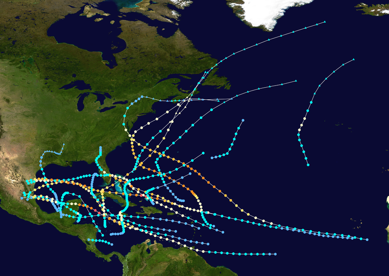 File:1933 Atlantic hurricane season summary map.png