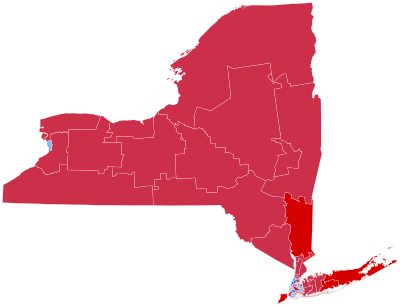 1972 US presidential election in New York by congressional district.svg